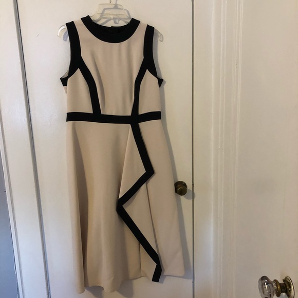 M&S Collection dress ivory/black - Picture 2 of 7